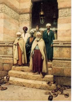 unknow artist Arab or Arabic people and life. Orientalism oil paintings  396